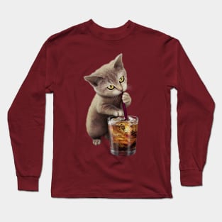 CAT & SOFT DRINK 2017 Long Sleeve T-Shirt